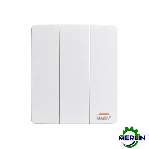 3 Gang 1 Way Switch | White
